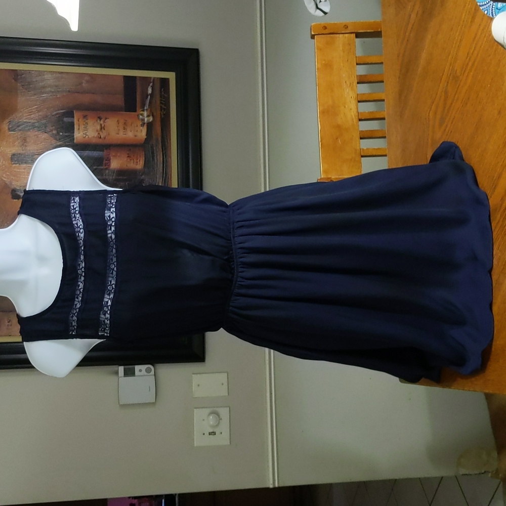 Navy blue dress 👗